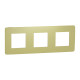 Рамка 3-постовая Unica Studio зеленое яблоко/бежевая Schneider Electric NU280612