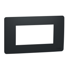 Рамка 4-модульная Unica Studio антрацит Schneider Electric NU210454