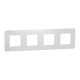 Рамка 4-постовая Unica Studio белая/белая Schneider Electric NU280818