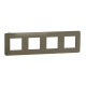 Рамка 4-постовая Unica Studio бронза/антрацит Schneider Electric NU280852