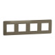 Рамка 4-постовая Unica Studio бронза/бежевая Schneider Electric NU280851