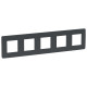 Рамка 5-місна Unica Studio антрацит Schneider Electric NU201054