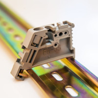 Фиксатор на DIN-рейку пластиковый EW-35, UEA 155749UEA