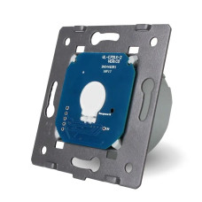 Сенсорный бесшумный выключатель LIVOLO 0dB, проходной/перекрестный, 5А 230В, без нейтрали (VL-C701SQ)