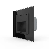 Светильник для лестницы пола черный, стекло, 2700K, 230В, 0.35Вт Livolo (VL-C7FCL1-2BP)