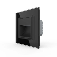 Светильник для лестницы пола черный, стекло, 2700K, 230В, 0.35Вт Livolo (VL-C7FCL1-2BP)