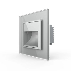 Светильник для лестницы пола серый, стекло, 2700K, 220В, 0.35Вт Livolo (VL-C7FCL1-2IP)