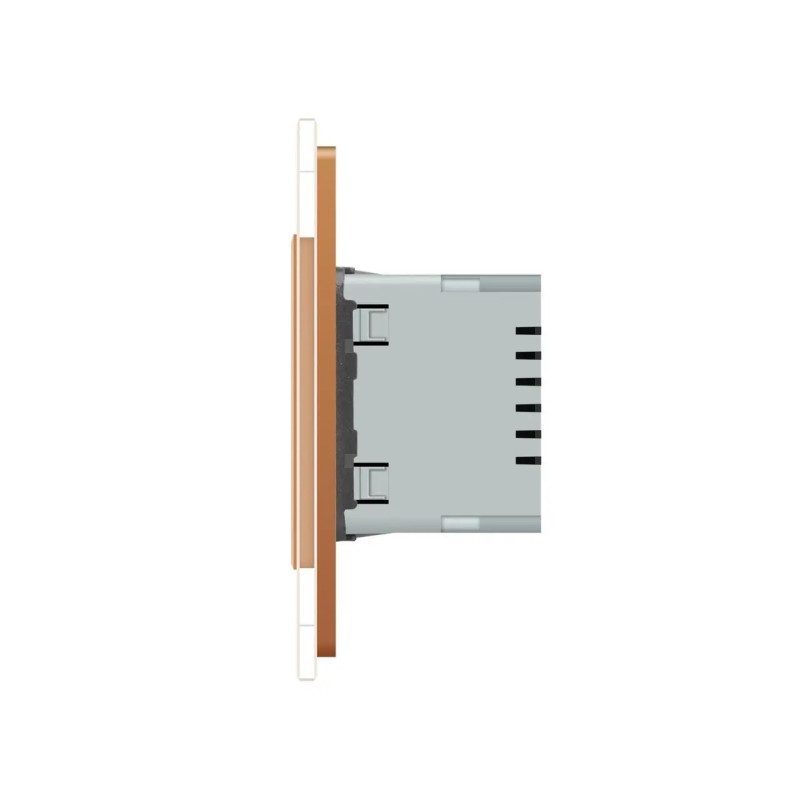 Светильник для лестницы пола золотой, матовое стекло, 2700K, 230В, 0.35Вт LIVOLO