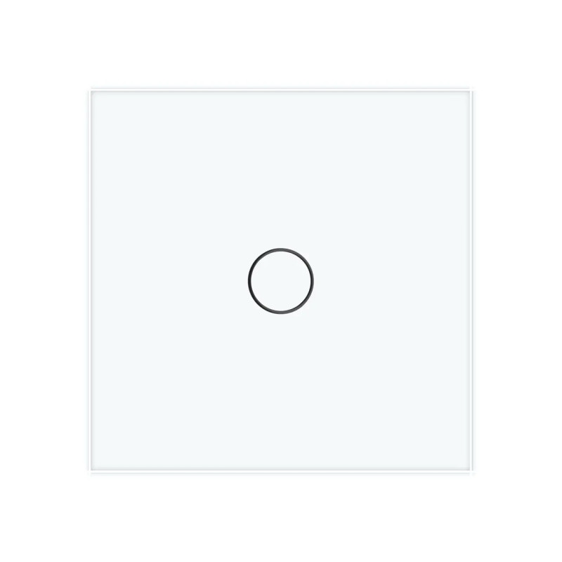 Розумний сенсорний ЕС вимикач 1 сенсор LIVOLO білий матове скло