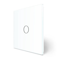 Умный сенсорный ЕС выключатель 1 LIVOLO сенсор белый матовое стекло