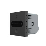 Розумний сенсорний димер LIVOLO, чорний, прохідний / перехресний, ZigBee, 2А 230В, без нейтралі, сум