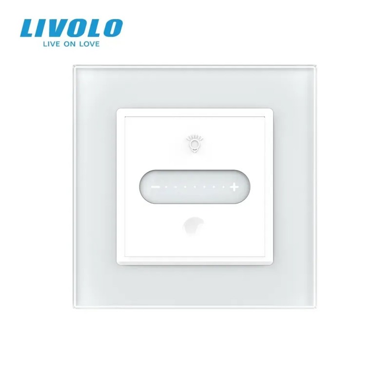 Умный сенсорный димер слайдер EC Livolo белый (VL-C7FC1DZ2-2WP)