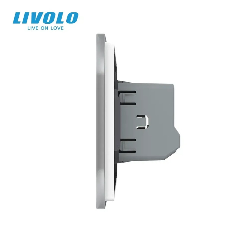 Умный сенсорный димер слайдер EC Livolo белый (VL-C7FC1DZ2-2WP)