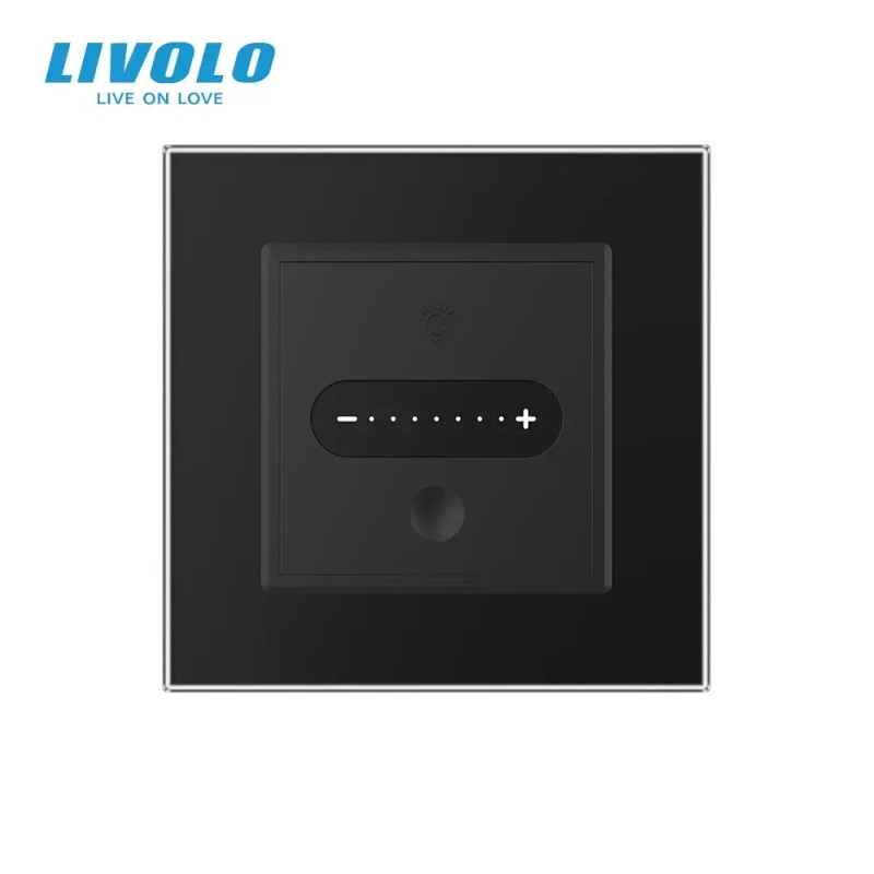 Умный сенсорный димер слайдер EC Livolo черный (VL-C7FC1DZ2-2BP)
