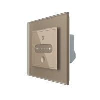 Умный сенсорный димер слайдер EC Livolo золото (VL-C7FC1DZ2-2AP)