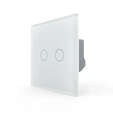 Розумний сенсорний вимикач для ролет Livolo білий (VL-FC2NWZ2-2GWP)