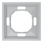 Рамка 1-местная универсальная серебро Soft EF101-S ARDERO 80806
