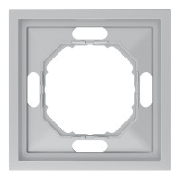 Рамка 1-местная универсальная серебро Soft EF101-S ARDERO 80806