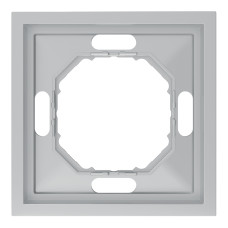Рамка 1-местная универсальная серебро Soft EF101-S ARDERO 80806