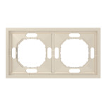 Рамка 2-местная универсальная шампанья Soft EF102-C ARDERO 80833