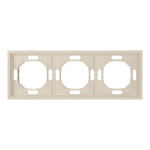 Рамка 3-місна універсальна шампань Soft EF103-C ARDERO 80834