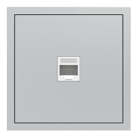 Розетка компьютерная, механизм серебро Soft ER151PC-S ARDERO (без рамки) 80800