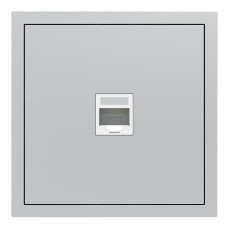 Розетка компьютерная, механизм серебро Soft ER151PC-S ARDERO (без рамки) 80800