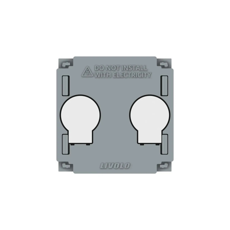 Умный сенсорный выключатель LIVOLO, 2-сенсорный, ZigBee, 5А 230В, без нейтрали, совместим с Home Assis