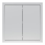 Выключатель 2-кл., механизм серебро 10А Soft EV112V-S ARDERO (без рамки) 80788