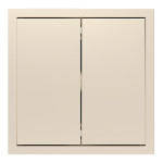 Вимикач 2-кл. перехресний, механізм шампань 10А Soft EV132-C ARDERO (без рамки) 80816