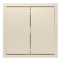 Вимикач 2-кл. перехресний, механізм шампань 10А Soft EV132-C ARDERO (без рамки) 80816