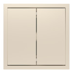 Выключатель 2-кл. проходной, механизм шампань 10А Soft EV122-C ARDERO (без рамки) 80815