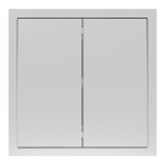 Выключатель 2-кл. проходной, механизм серебро 10А Soft EV122-S ARDERO (без рамки) 80789