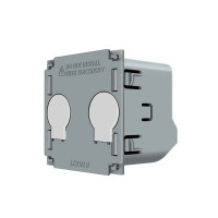 Умный сенсорный выключатель LIVOLO ZigBee, 2-сенсорный, проходной/перекрестный, 5А 230В, без нейтрала