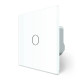 Умный сенсорный ZigBee выключатель 1 сенсор Livolo белое стекло (VL-C7FC1Z-2WP)