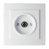 Розетка Nilson Touran белая 1-на SAT F-разъем ( 24111065 )