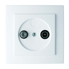 Розетка Nilson Touran белая 1-на TV-SAT ( 24111037 )