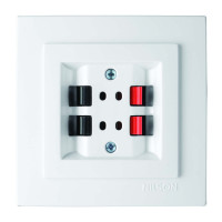 Розетка Nilson Touran біла аудіо стерео ( 24111050 )