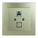 Розетка Nilson Touran золото компьютерная CAT5e RJ45 ( 24151044 )