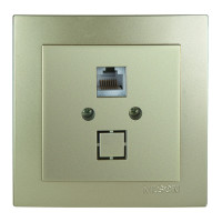 Розетка Nilson Touran золото компьютерная CAT5e RJ45 ( 24151044 )