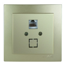 Розетка Nilson Touran золото компьютерная CAT5e RJ45 ( 24151044 )