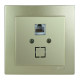 Розетка Nilson Touran золото компьютерная CAT5e RJ45 ( 24151044 )