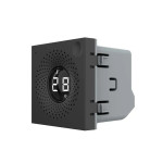 Розумний датчик температури та вологості ZigBee (термометр-гігрометр) LIVOLO, чорний, модуль без рам