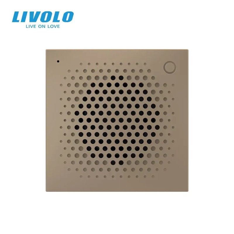 Умный механизм дверной звонок-сирена ZigBee Livolo золото (VL-FCBZ-2AP)