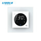 Умный Wi-Fi терморегулятор (термостат) сенсорный программируемый для водяного теплого пола LIVOLO,