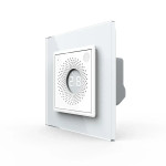 Розумний датчик температури та вологості ZigBee (термометр-гігрометр) LIVOLO білий, матова скляна ра
