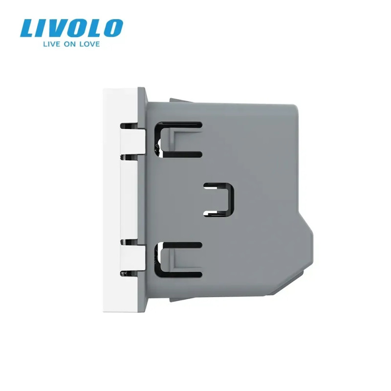 Умный датчик температуры и влажности ZigBee (термометр-гигрометр) LIVOLO, белый, модуль без рамок