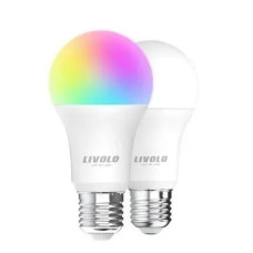Розумна Wi-Fi лампочка E27 RGB 9W 220V Livolo (VL-SHQ012)