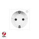 Умная розетка LIVOLO ZigBee, с заземлением, белая, 16А 230В, управление через Alexa / Google Home /