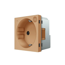 Умная розетка LIVOLO ZigBee, с заземлением, золотая, 16А 230В, управление через Alexa / Google Home